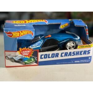 Hot Wheels Color Crashers Cyber Speeder Toy Car